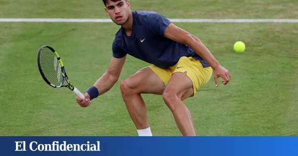 Alcaraz - Jack Draper, partido en directo: resultado del torneo de Queen's y cómo va Carlos Alcaraz hoy