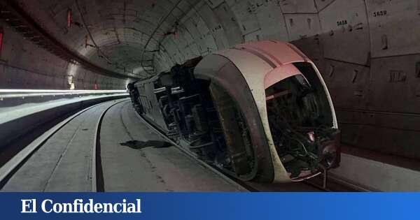 Adif y Renfe retirarán el tren descarrilado por piezas para no interrumpir el servicio