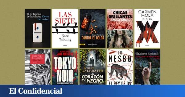 De Dolores Redondo a J.K Rowling y los Carmen Mola: 10 novelas negras para el otoño de 2024