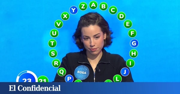 Rosa cae, por una vocal, en el rosco de 'Pasapalabra', a pesar del gran lapsus de Manu en su primera vuelta