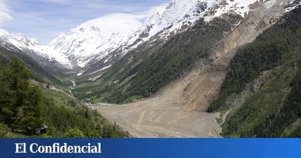 Un glaciar suizo colapsa y arrasa un pueblo entero: el cambio climático ya se deja sentir en Europa