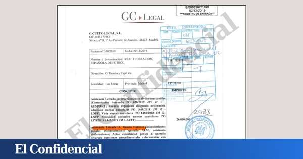 Presentan a la jueza facturas del entorno de Rubiales para probar que pagó los espionajes