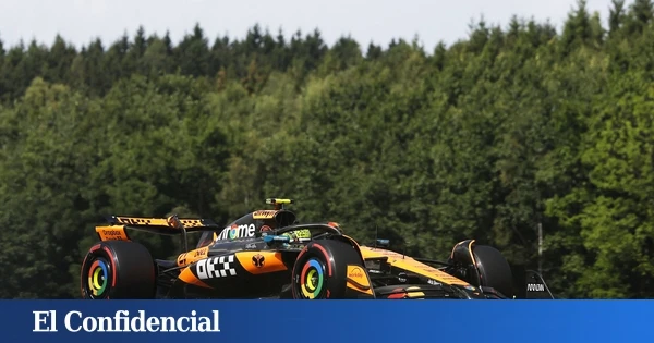 Norris se impone a Piastri, Verstappen pincha y Alonso y Sainz viven un drama en Bélgica