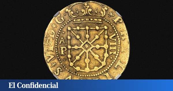 Felipe IV acuñó este doblón para aplacar a los navarros: se subasta por 400.000 euros