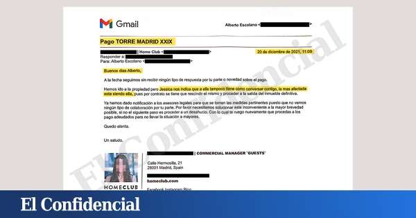 Un correo prueba que Jéssica sabía que un empresario de la trama pagaba su apartamento