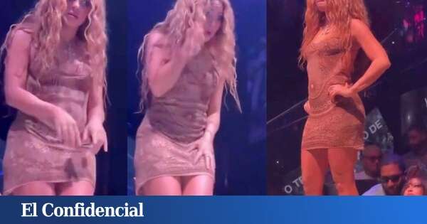 La incómoda situación de Shakira: se baja del escenario al descubrir que la están grabando debajo del vestido