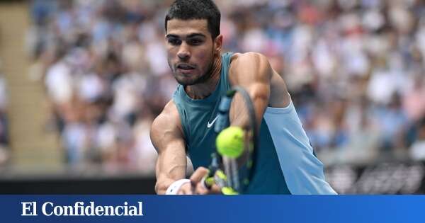 Alcaraz firma su set más rápido en su victoria frente a Nishioka en el Open de Australia