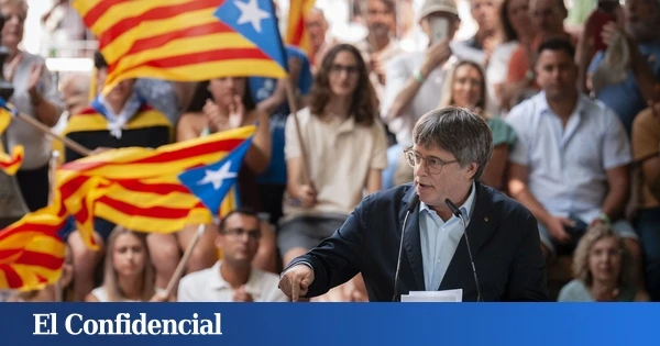 Puigdemont reaparece marcando distancias con Sánchez y reivindica el catalán, sin alusiones a los casos de corrupción