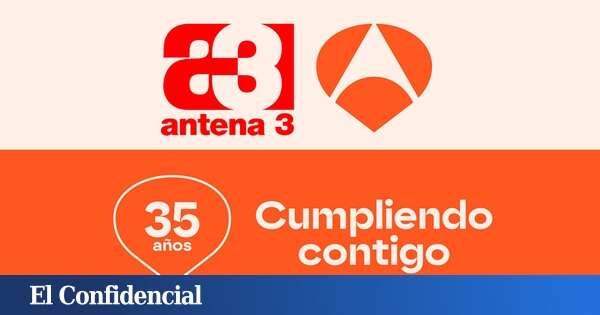 Antena 3 cumple 35 años en el mejor momento de su historia: es líder en audiencias y referente entre el público