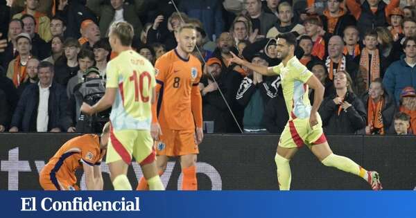 España amarga la fiesta a Países Bajos con el gol salvador de Mikel Merino en el descuento (2-2)