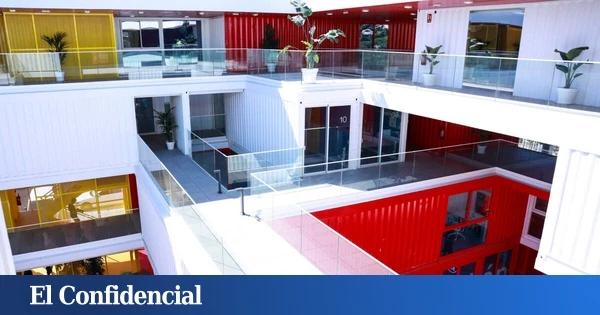 Un edificio construido con contenedores marítimos es la nueva sede del emprendimiento gaditano