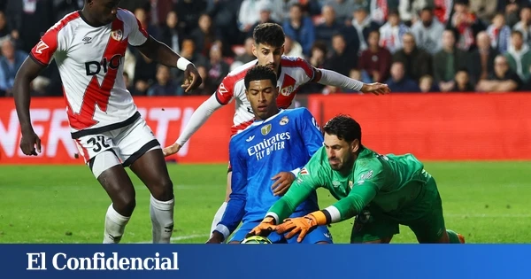 El Real Madrid es incapaz de superar el muro de Augusto Batalla y se deja dos puntos en Vallecas