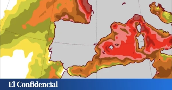 Un satélite europeo mira al Mediterráneo y concluye que ahora mismo es una 'sopa'. Y el Cantábrico (casi) peor
