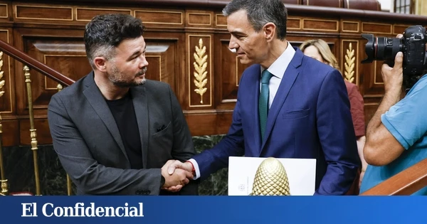 ERC ordena a Rufián presión máxima a Sánchez en el Congreso por el retraso en la nueva financiación