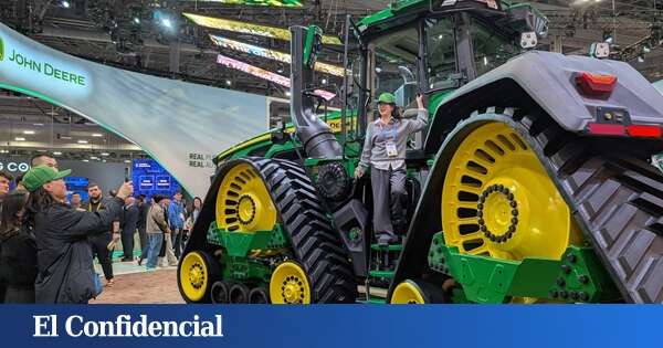 Qué hace un tractor como tú en una feria de alta tecnología como esta