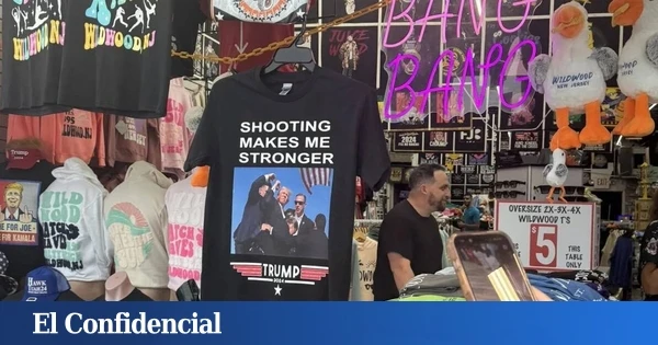 Trump con un puño en alto: China ya ha sacado las camisetas del momento