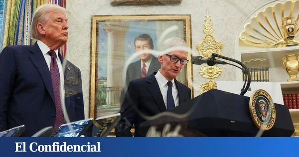 El regalo de Cook a Trump que explica cómo Apple busca salvar al iPhone de los aranceles