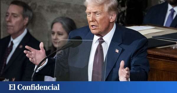 Trump alardea de sus primeras medidas y advierte en el Congreso: 