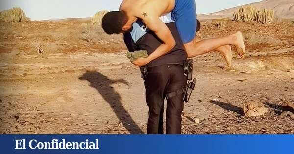 Heroico rescate en Canarias: un policía carga a hombros varios kilómetros a un turista agredido