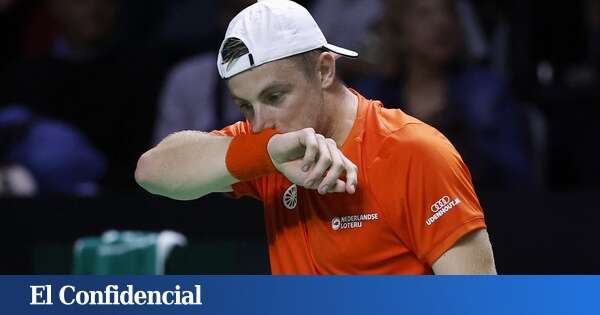 Griekspoor se encara con la afición española en la Copa Davis y rompe su raqueta entre abucheos