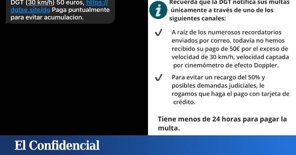 La nueva estafa que suplanta a la DGT por SMS: 