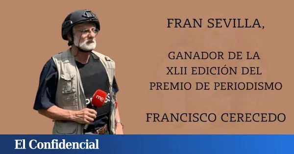 Fran Sevilla, ganador del XLII Premio de Periodismo 
