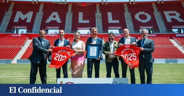 El RCD Mallorca y PreZero convierten Son Moix en el primer estadio 'Residuo cero' de España