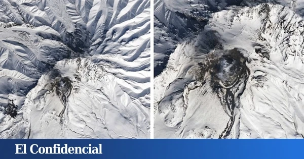 La NASA mira a Rusia desde el espacio y comprueba que un supervolcán se ha derrumbado