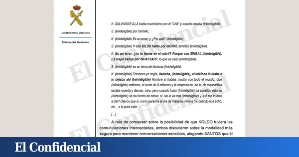 Cerdán alertó a Koldo para proteger sus chats dos meses antes de las detenciones: 