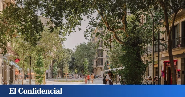 Arquitectura inspirada V: poder caminar por el centro de una calle en el Eixample de Barcelona