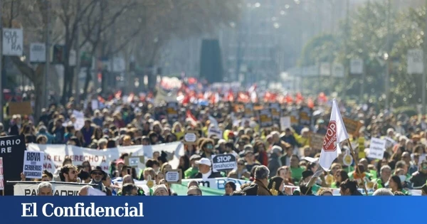Más de 50 calles del centro de Madrid van a estar cortadas al tráfico el sábado y el domingo: hay manifestaciones multitudinarias