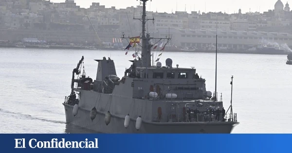 Un cazaminas español localiza en el Mediterráneo tres peligrosos artefactos de la Segunda Guerra Mundial a solo 100 metros de profundidad