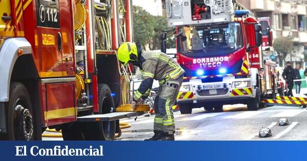 Tres desalojados al desplomarse un muro de carga en la calle Barriocepo de Logroño