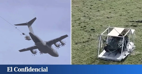 Ni drones ni misiles: la última táctica del ejército alemán es lanzar tanques de 5 toneladas desde el cielo