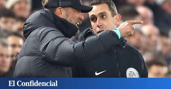 Escándalo en la Premier League, suspenden a un árbitro por graves insultos a Klopp: 