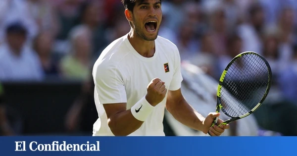 Alcaraz somete a Struff en Wimbledon y alcanza los octavos de final (1-6, 6-3, 3-6 y 4-6)