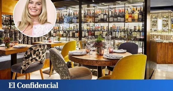 Margot Robbie se deja ver en Madrid y prueba tres clásicos castizos en un restaurante del Retiro