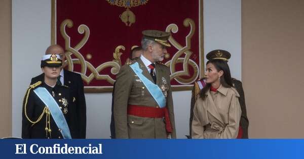 Así fue el incómodo momento de Letizia y Leonor que no pasó inadvertido durante el desfile militar