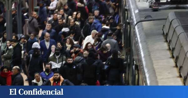 Retrasos por circulación detenida en este tramo de la línea C-5 de Cercanías Renfe en Madrid debido a una avería