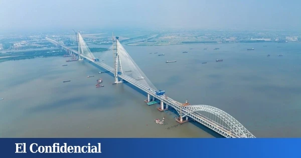 China construye el puente suspendido más grande del mundo con una tecnología jamás vista