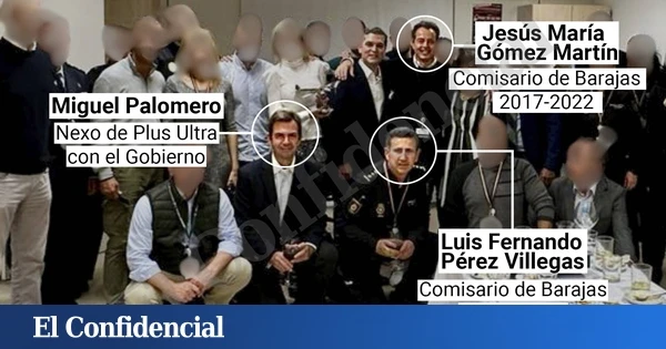 La foto que prueba el vínculo entre el comisario de Barajas y el abogado del caso Zapatero