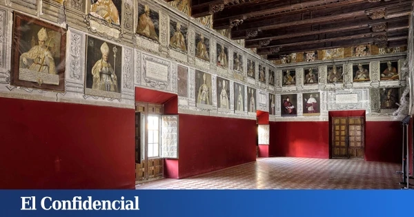 Descubren en Tarazona frisos renacentistas ocultos durante siglos en el Palacio Episcopal