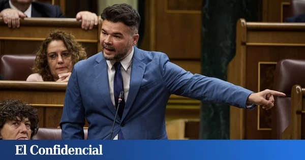 El efecto colateral de la 'fuga' de Rufián: ¿'boutade' para buscar hueco o presión a Podemos?
