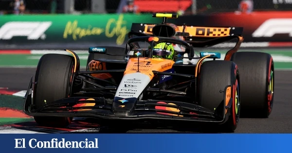 Norris evita la fiesta de Ferrari, Verstappen es cuarto y Sainz brilla en el GP de México de F1
