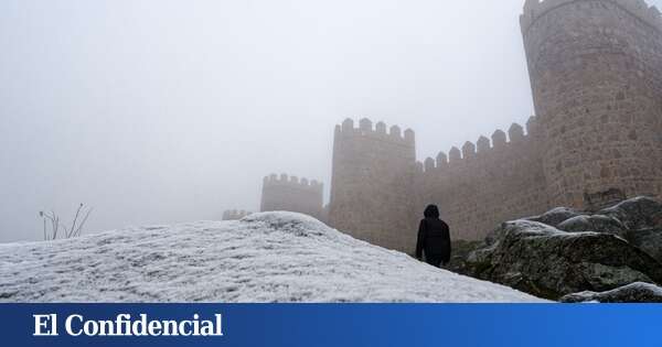 El año comienza con 11 CCAA en aviso por lluvia, niebla y frío, con temperaturas de hasta -8º