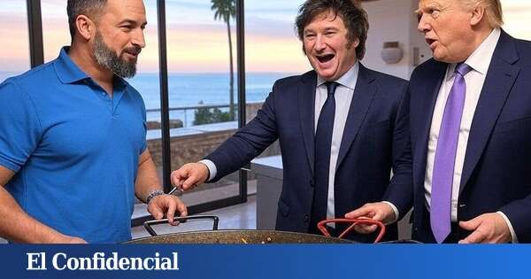 Santiago Abascal 'invita' a paella a Trump y Milei: el peligro del nuevo invento de Elon Musk