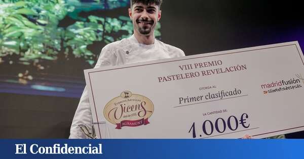 Así es el pastelero revelación de España: de ingeniería a ganar este premio con tan solo 24 años