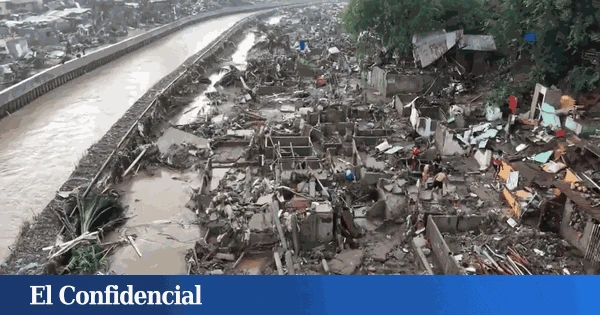 Las espectaculares imágenes y vídeos del paso del tifón Kalmaegi por Filipinas: hay casi dos millones de personas afectadas