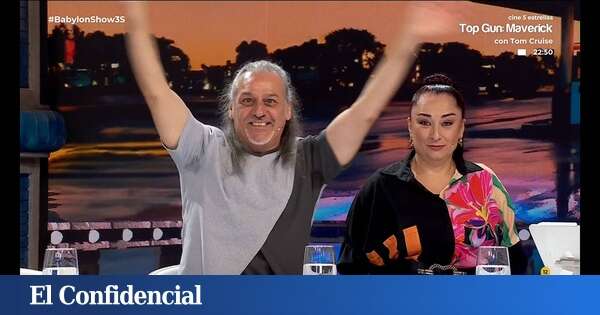 El piropazo a 'Babylon show' con el que Dioni (Camela) irrumpe en el plató de Carlos Latre