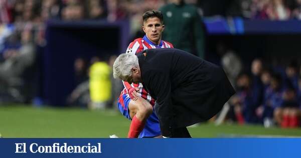 La 'entrada' de Giuliano Simeone a Ancelotti que le dejó dolorido en la banda